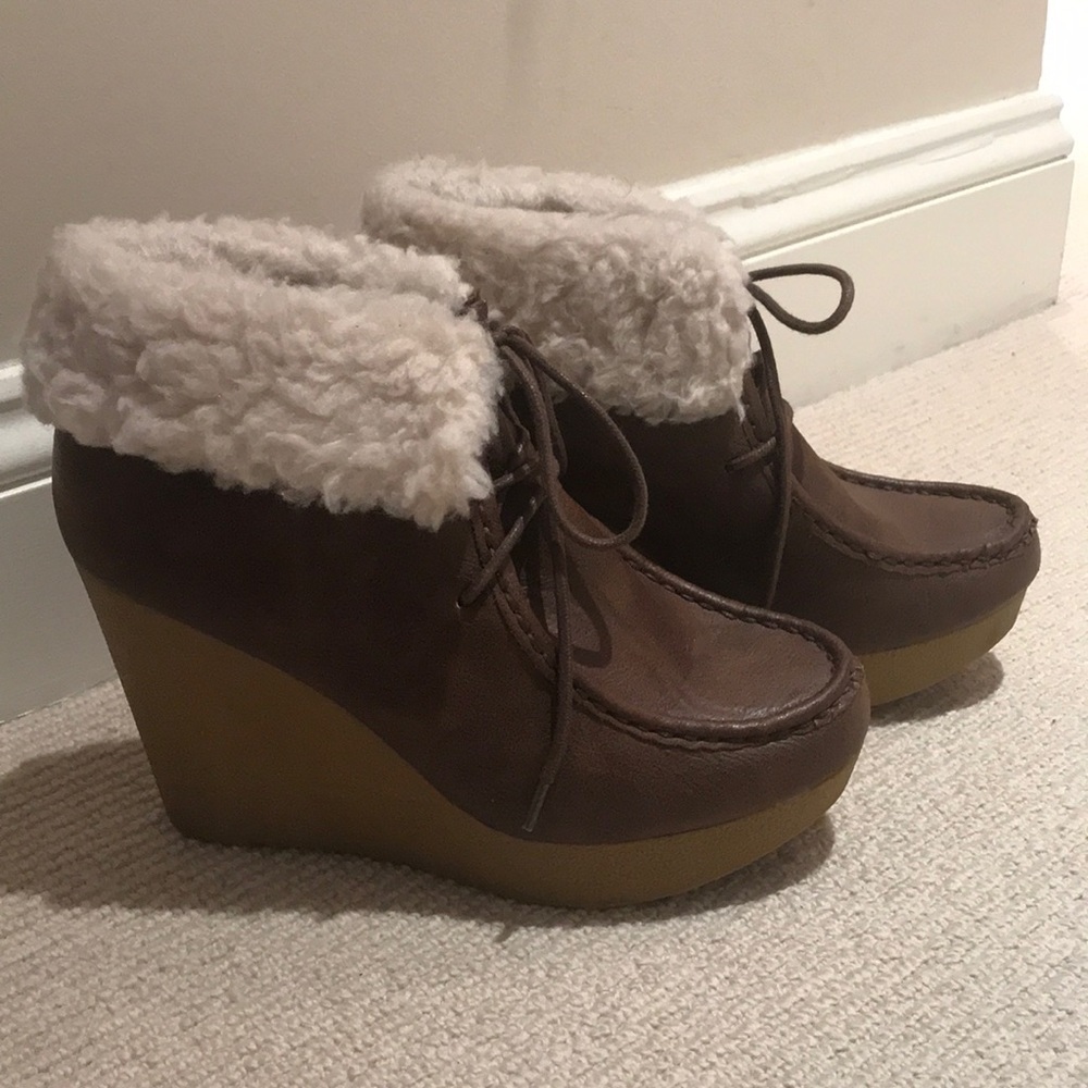 Cute Wedge Booties
